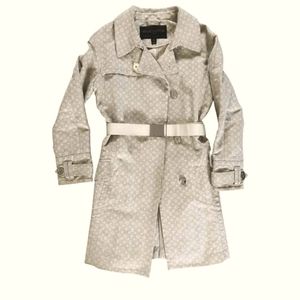 Louis Vuitton Monogram Trench Coat/ Vintage